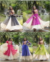 KA 5036 Kora Cotton Navaratri Special Mom Daughter Lehenga Choli Wholesale Shop In Surat
